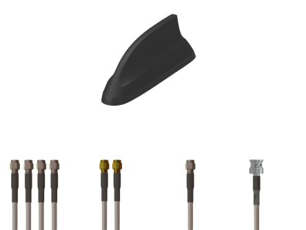 TE Connectivity L001044-01 Whip Multiband Antenna with SMA, SMA RP Connector, 5G, GNSS, Wi-Fi