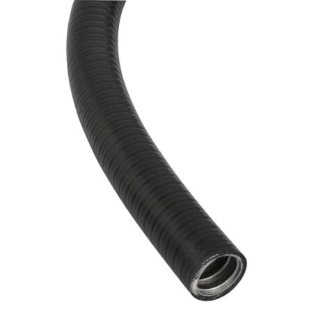 Adaptaflex LFH-SP Leerrohr Verzinkter Stahl, Ø 20mm Nom. Flexibel, Schwarz A ø 21.5mm I ø 16.9mm X 25m, Mit