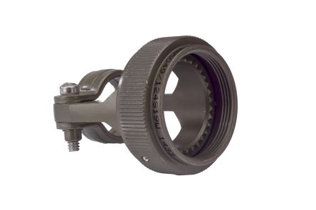 Amphenol India Dark Brown Strain Relief Clamp, Shell Size 17 for use with Connector