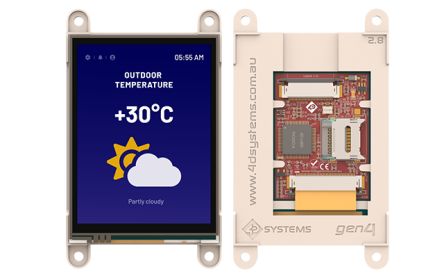 4D Systems gen4-uLCD-28D TFT LCD Colour Display, 2.8in, 240 x 320pixels