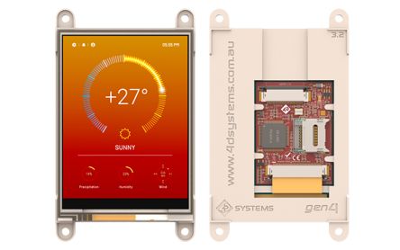 4D Systems gen4-uLCD-32D-CLB TFT LCD Colour Display, 3.2in, 240 x 320pixels