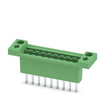 Phoenix Contact, 5mm Pitch, DFK-MSTB, 9 Way,, Pluggable Terminal Block, Feed Through Header, Feed Through, Slip-On,