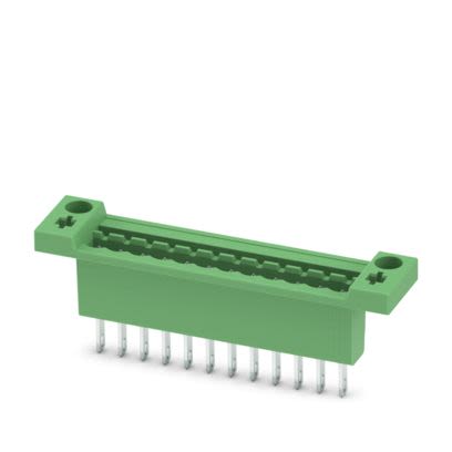 Phoenix Contact, 5mm Pitch, DFK-MSTB, 12 Way,, Pluggable Terminal Block, Feed Through Header, Feed Through, Slip-On,