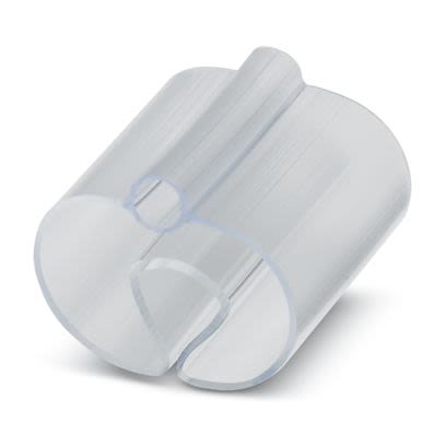 Phoenix Contact PATG Slide On Cable Marker Carrier, Clear, Pre-printed "Unlabeled", 14 → 22mm Cable, for