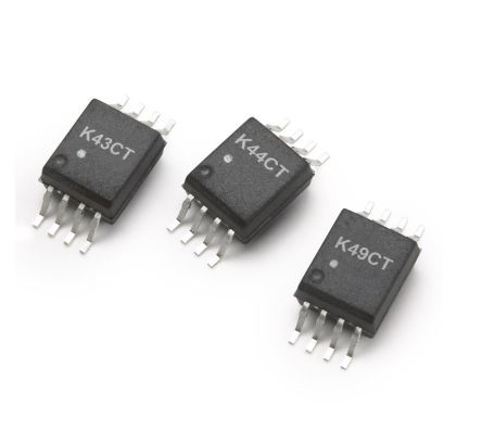 Broadcom, ACPL-K44CT-000E AC/DC Input, Input Dual Optocoupler, Surface Mount, 8-Pin Plastic