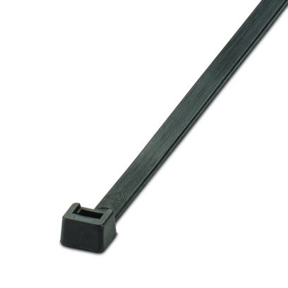Phoenix Contact Cable Ties, Standard, 365mm x 7.8 mm, Black Polyamide, Pk-100