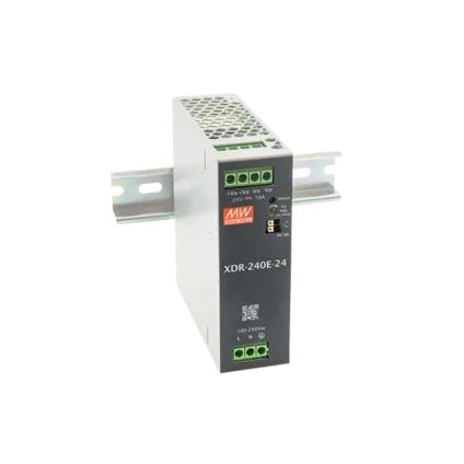 MEAN WELL XDR-240E DIN Rail Power Supply, 85 To 264V ac ac, dc Input, 36V dc Output, 6.66A Output, 240W