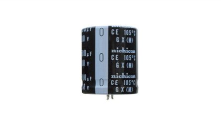 Nichicon 1500μF Aluminium Electrolytic Aluminium Electrolytic Capacitor 200V dc, Snap-In - LGX2D152MELC40