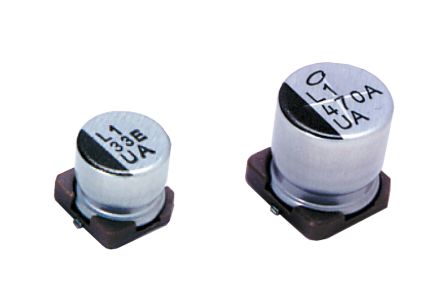 Nichicon 100μF Aluminium Electrolytic Aluminium Electrolytic Capacitor 35V dc, Surface Mount - UUA1V101MNL1GS