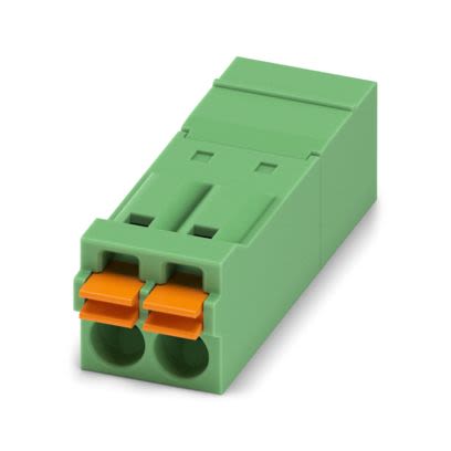 Phoenix Contact PCB Connector, 2-Contact, 3.5mm Pitch, PCB Mount, 1-Row, Push In Spring Termination