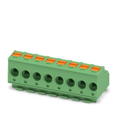Phoenix Contact PCB Connector, 8-Contact, 5mm Pitch, PCB Mount, 1-Row, Push In Spring Termination