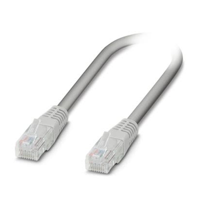 Phoenix Contact, 2m Cat5, Grey, Shielded Shielded, Terminated PVC Sheath