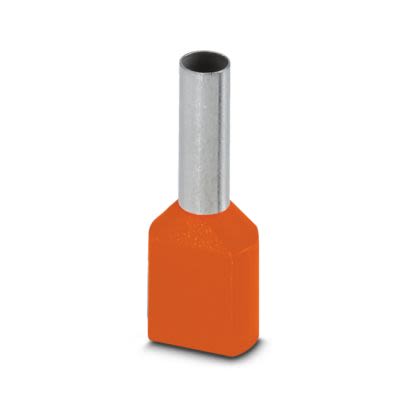 Phoenix Contact Insulated Ferrule, 12mm Pin Length, 3.8mm Pin Diameter, Orange