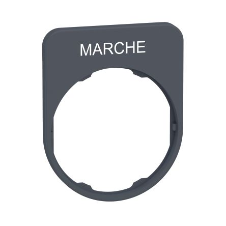 Schneider Electric Legend Holder for Use with Push Button, MARCHE