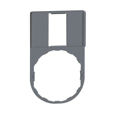 Schneider Electric Legend Holder for Use with Push Button, Unmarked