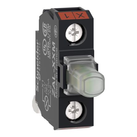 Schneider Electric Harmony XB4/XB5 Series Contact Block for Use with Push Buttons, 230V, Red Light