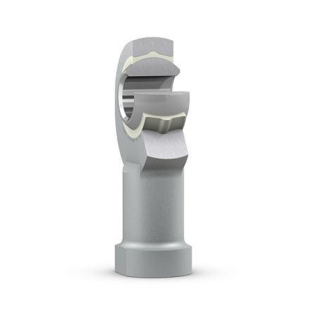 SKF SIKB M6 Steel Rod End, 6mm Bore, 42mm Long, Metric Thread Standard, Female Connection Gender