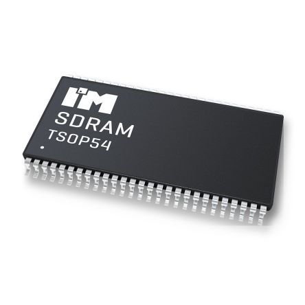 Intelligent Memory IM6416SDBATG-6I, SDRAM 64Mbit Surface Mount, 166MHz, 54-Pin FBGA