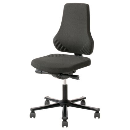 Bosch Rexroth Black Plastic Desk Chair, 120kg Weight Capacity
