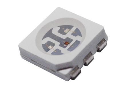 RS PRO 2.4 V RGB LED PLCC 6 SMD