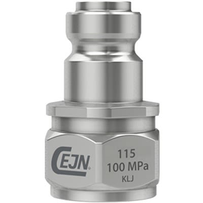 CEJN Zinc Plated Steel Female Pneumatic Quick Connect Coupling, NPT 1/8 Female Female Thread