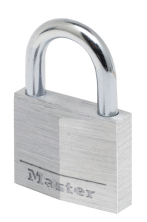Master Lock Padlock Weatherproof Aluminium Padlock, Keyed Alike, 7mm Shackle, 50mm Body