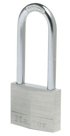 Master Lock Padlock Weatherproof Aluminium Padlock, Keyed Alike, 7mm Shackle, 50mm Body