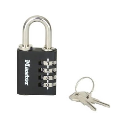 Master Lock Padlock Weatherproof Zinc Padlock, Keyed Alike, 6mm Shackle, 40mm Body