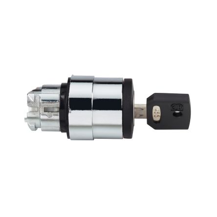 Schneider Electric Harmony XB4 2-position Key Switch Head, Spring Return, 22mm Cutout