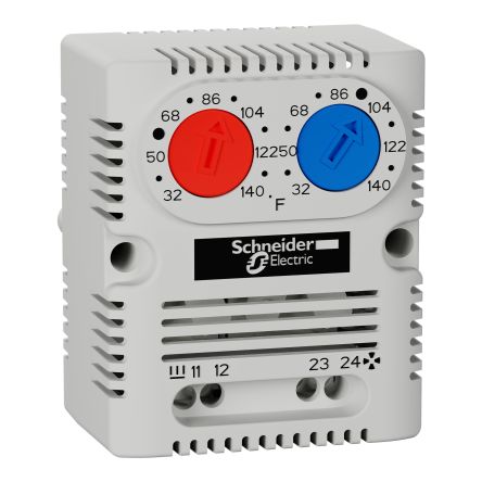 Schneider Electric ClimaSys 1NO/1NC Thermostat, 250 V, 0 → 60 °C