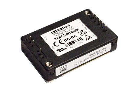 TDK-Lambda CN B110 DC-DC Converter, 12V dc/ 12.5A Output, 43 To 160 V dc Input, 150W, Through Hole, +100°C Max Temp