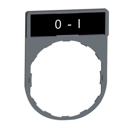 Schneider Electric Legend Holder for Use with Harmony XB4, Harmony XB5, O-I