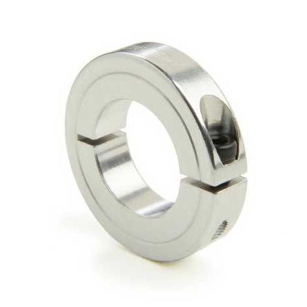 Ruland Shaft Collar, One Piece, Clamp, Bore 24mm, OD 45mm, W 10mm, Aluminium