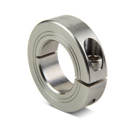 Ruland Shaft Collar, One Piece, Clamp, Bore 75mm, OD 103mm, W 19mm, Steel