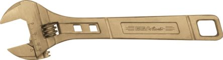 Ega-Master Adjustable Wrench, 150 mm Overall, 20mm Jaw Capacity, Metal Handle, Non-Sparking