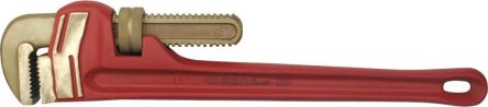 Ega-Master Adjustable Wrench, 203.2 mm Overall, 1in Jaw Capacity, Metal Handle, Non-Sparking