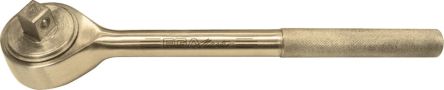 Ega-Master 70375 1/2 in Square Socket Wrench with Metal Handle, 250 mm Overall