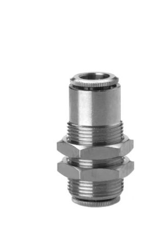 Camozzi 6590 Series Push-in Fitting, Push In 4 mm to Push In 4 mm, Tube-to-Tube Connection Style, 6590 4