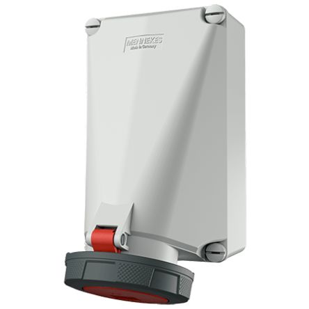 MENNEKES IP67 Industrial Interlock Socket 5P, Earthing Position 6h, 125A, 400 V