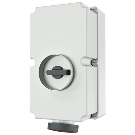 MENNEKES Switchable IP67 Industrial Interlock 4P, Earthing Position 6h, 125A, 400 V