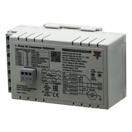 Carlo Gavazzi RSBS Soft Starter,, 4.4 kW, 230 V ac, 1 Phase, IP20