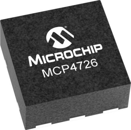 Microchip, DAC 8 bit- 82LSB, 6-Pin DFN
