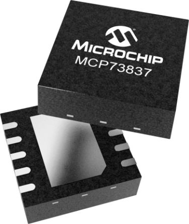 Microchip MCP73837T-FCI/MF, Battery Charge Controller IC, 6 V 10-Pin, DFN