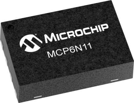 Microchip MCP6N11T-100E/MNY, Operational Amplifier, Op Amp, RRIO, 35MHz, 8-Pin TDFN