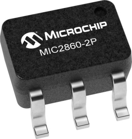 Microchip MIC2860-2PYC6-TR LED Driver IC, 3 → 5.5 V 6-Pin SC70