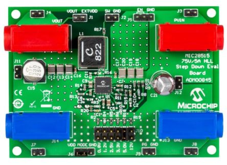 Microchip ADM00845, MIC28515 75V/5A HLL Step Down Evaluation Board Development Kit Development Module for MIC28515