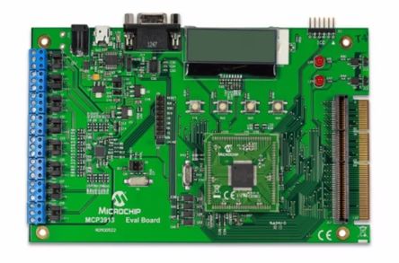 Microchip ADM00522, MCP3913 ADC Evaluation Board Development Kit Development Module for 16-Bit MCUs System for ADM00522