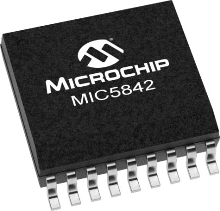 Microchip MIC5842YWM-TR 8bit-Bit 8 Bit Latch, Current, Voltage, 18-Pin SOIC