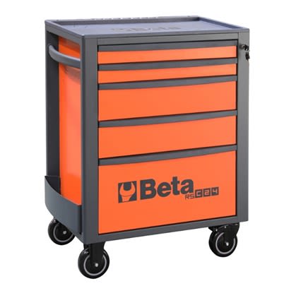 BETA 5 Drawer ABS Wheeled Roller Cabinet