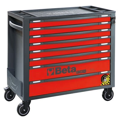 BETA 8 Drawer ABS Wheeled Roller Cabinet